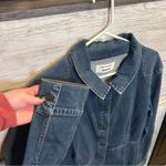 Reformation  Arizona Button Down Denim Mini Dress Size 12 Photo 5