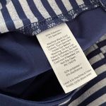 Vineyard Vines  Navy Striped Performance Half Zip Photo 3