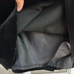 Laura Ashley Vintage Black Velvet A-Line Skirt Classic Career Holiday Size 10 M Photo 6