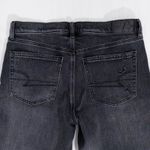 American Eagle Strigid Jeans Womens Size 4 Long Black Wash Denim Photo 3