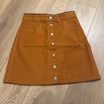 La Ligne Hutton Mini Skirt Brown Size 0 Photo 0