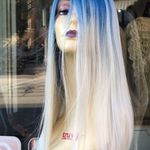 Blue white wig Photo 0