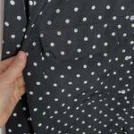 Kut From The Kloth  black polka dot satin button down shirt size S Photo 48