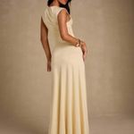 Pastel Butter Yellow Gown Size L Photo 1