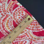 Chico's 1 Lace Up Pink White Paisley Mosaic Shelley Shift Dress Size M Resortwear Photo 7