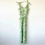 Coastal Girls Co Palm Beach Boutique Private Label Palm Wide Leg Jumpsuit Size M Green Size M Photo 4