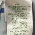 Lilly Pulitzer Lakelyn Bra Polo UPF 50+ Blue Ibiza Open Water XS Athletic Gym Photo 8