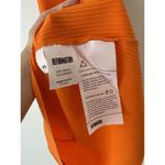Reformation Bright Orange Ribbed Tank Tencel Mini Dress Women’s Size XS Photo 4