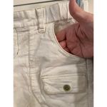 Athleta Corduroy Shorts Womens 4 Cream Ivory Cargo Shorts Photo 4