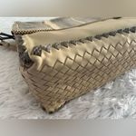 Bottega Veneta Bottega Veneta Fold Over Woven Leather With Python Shoulder Bag Handbag Photo 4