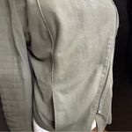 Cupcakes & Cashmere Moto Jacket Women's M Asymmetrical Suede Olive Green Casual Size M Photo 7