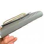 Yves Saint Laurent YSLwalllet on chain wok Gray Photo 1