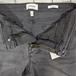 frame denim FRAME Le High Skinny Jeans Women's Size 32 Dark Grey Wash‎ Raw Hem Photo 4