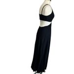 Aerie  Black Cutout Maxi Dress Small Spaghetti Strap Flowy Casual Summer Photo 1