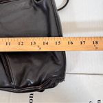 Vintage Black Leather Sling Backpack Purse Bag Women’s Fall Classic Photo 1