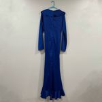 Orire Wally Maxi Dress Royal Blue Gown Slit US 4 Photo 5