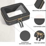 Prite Clear Makeup Bag Cosmetic Organizer Case Photo 2