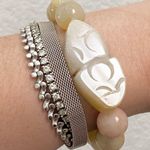 Handmade  Pi Xiu Moonstone Natural Gemstone Lucky Bracelet One Size Photo 6