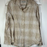 Everlane Linen Button Down Top, Size 10. Practical and Comfy Career Wear Photo 0