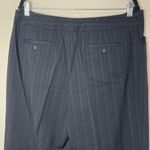 Nine West Black Wide Leg Dress Pants Pink Pinstripes, Size 14 Photo 5