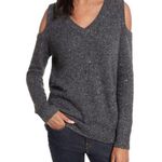 Rebecca Minkoff Merino Wool Alpaca Blend Cold Shoulder Page Sweater Sz Small Photo 13