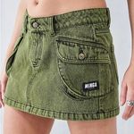 MINGA‎ London Cargo Mini Skirt Green Size 30 Photo 0
