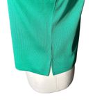 Ming Wang  Green with Black Beaded Trim Round Neck Sleeveless Knit Top Sz Small Photo 7