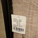 Sorella Vita 💕 Plunging V-Neck Bridesmaid Dress Tulle 8860 Stardust Taupe 12 NWT Photo 5