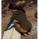 NEW WATSKIN Lola Hooded Bodysuit/ One piece Swimsuit Green Photo 3