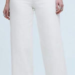 Madewell New!  The Curvy Emmett‎ Wide-Leg Jean in Tile White, size 26 Photo 0