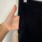 J.Crew Factory Women's 16 Black Drapey Velvet High Waisted Jamie Pants Classic Photo 4