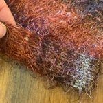 Erin London  NWT cardigan sweater womens medium Brown black Orange olive green Photo 6