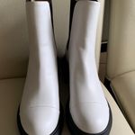 Stuart Weitzman NWOB ANKLE BOOTS NORAH WOMEN LEATHER WHITE Photo 7