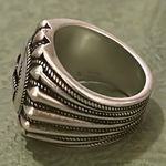 Gucci Interlocking G 20MM Silver 925 Ring Photo 1