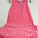 Elizabeth and James  Knit Pink Sleeveless Ribbed Dress Photo 0