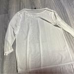 White House | Black Market Elegant White Sheer Top; Medium Women’s Photo 2