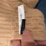 Talbots  CABLE KNIT CASHMERE SCARF camel beige Photo 2