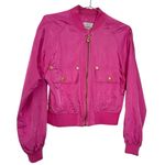 MCM Vintage Pink Monogram Satin Tracksuit Custom Made Photo 1