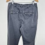 Pilcro Women's Gray Canvas Utility Pants Size 29 Cropped Wide Leg Casual Photo 9