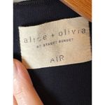 Alice + Olivia Bodysuit Women Small Black V Neck Back Zip Marley Air Whimsigoth Photo 7
