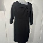 Calvin Klein  Scuba-Crepe Black Dress Size 12P… Photo 3