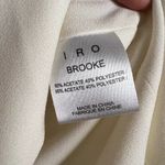 IRO Brooke Ivory White Draped Front Skirt Size L Photo 12