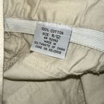 Jordache Vtg 90’s  high waist paper bag khaki shorts sz 11/12 NWT Photo 6