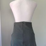 Topshop Black & White Striped Mini Skirt Photo 4