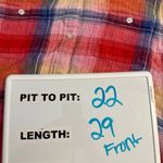 Vermont Country Store Plaid Gauzy Multicolor Mini Shirt Dress Size Medium Pink Photo 1