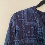 Johnny Was NWT Eliyen Dress Embroidered Blue Night Elephants Women's size Small Photo 5