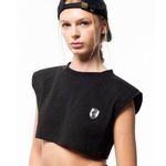 VHNY Vivienne Hu Cropped Tee Black Photo 0