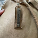 Kenneth Cole Vintage Y2K Reaction Neutral Beige Leather Shoulder Bag Purse Photo 3