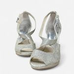 Michael Kors  Silver Glitter Platform Heels – Size 7 Photo 1