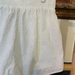 Maaji  Tammy White Embroidery Beach Shorts Pull On Drawstring Pockets - Sz L 💚🎀 Photo 7